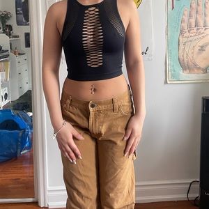 Garage black cut out top